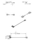 Klipsz összeköto kábellel (max 5A) C1-28 2 pólusú IP20 flexszalagokhoz, széles 8mm, osztásköz>12mm