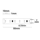LED CRI930 flexibilis szalag, 24V, 15W, IP20, melegfehér, 120 LED/m