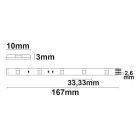 LED SIL-RGB flexibilis szalag, 24V, 7,2W, IP66, 30 LED/m