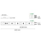 LED SIL840 flexibilis szalag, 24V, 14.4W, IP20, semleges fehér, 60 LED/m