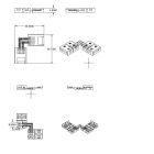 Klipsz  sarok összeköto (max. 5A) C1-28 2 pólusú IP20 flexszalagokhoz, széles 8mm, osztásköz >12mm