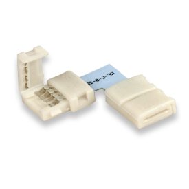   Klipsz sarok összeköto (max. 5A) C1-210 2 pólusú IP20 flexszalagokhoz, széles 12mm, osztásköz>12mm