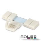 Klipsz T-összeköto (max. 5A) C1-410 4 pólusú IP20 flexszalagokhoz, 10 mm széles, osztásköz >12 mm