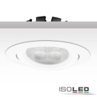 LED süllyesztett szpotlámpa, fehér, 8W, 72°, meleg fehér, dimmelheto