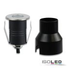 LED süllyesztett spotlámpa, rozsdamentes acél, 2 W, 60°, IP67, 12 V AC/DC, meleg fehér
