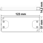 Sys-Slim Trafó, 12 V/DC, 0-15 W, lapos dugóval és 4-es Mini AMP elosztóval