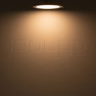 LED mélysugárzó, 18 W, ultra lapos, kerek, fehér, meleg fehér, dimmelheto