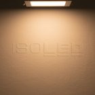 LED mélysugárzó, 15 W, ultra lapos, szögletes, fehér meleg fehér, dimmelheto
