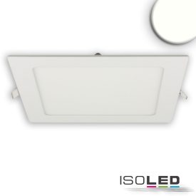   LED mélysugárzó, 15 W, szögletes, ultra lapos, fehér, semleges fehér, dimmelheto