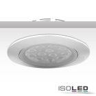 LED süllyesztett szpotlámpák, ezüst, 15 W, 72°, kerek, semleges fehér, dimmelheto