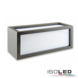   Fali lámpa, BOX-II, 1xE27, IP54, antracit, fényforrás nélkül