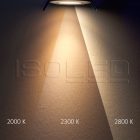 LED süllyesztett szpotlámpa SUNSET, fehér, 15W, 45°, 2200-3100K, Dim-to-warm