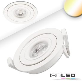   LED süllyesztett szpotlámpa SUNSET, változtatható színhom,fehér,9W,45°,2000-2800K,Dim-to-warm