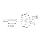 Mini AMP lineáris elosztó, 2 x dugós csatlakozó / 1 x aljzat csatlakozó