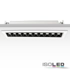 LED süllyesztett szpotlámpa vetítolencsés vonal, fehér/fekete, 20 W, semleges fehér, billentheto