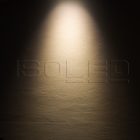 LED süllyesztett lámpatest vetítolencsés vonal, fehér/fekete, dimmelheto, 10 W, meleg fehér