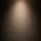 LED  süllyesztett szpotlámpa, fehér, 8W, 36°, kerek, meleg fehér, IP65, dimmelheto