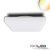LED mennyezeti/fali lámpák HF érzékelovel, 24 W, négyszögletes, IP54, ColorSwitch 3000K|4000K, fehér