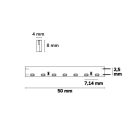 LED NEON940 flexibilis szalag, 24V, 10W, IP66, semleges fehér, 140 LED/m, incl. szereloklipsz