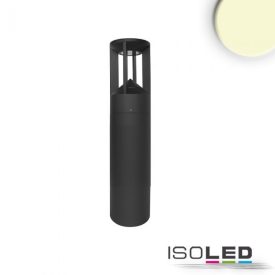  LED kerti lámpa, POLLER-4, 40 cm, 9 W, homok fekete, meleg fehér