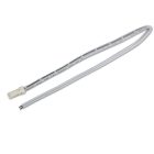 MiniAMP csatlakozó Male, 100cm, 2-pólusú, fehér, max. 3A.