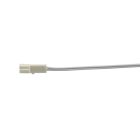 MiniAMP csatlakozó Female, 30cm, 2-pólusú, fehér, max. 3A.