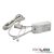 LED-es transzformátor MiniAMP 12V/DC, 0-30W, 200cm kábel lapos csatlakozóval, másodlagos 2 aljzat