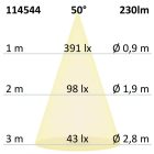 LED SOLAR kültéri lámpa, PIR mozgás/fényero érzékelo, be+ki, 2W, IP54, meleg fehér