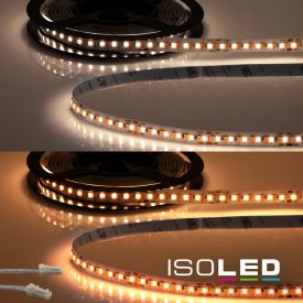   LED CRI919/940 MiniAMP flex. szalag, 24V, 15W, IP20, fehér dyn., 120cm, kétoldalas kábel + maleAMP