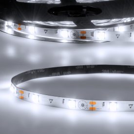   LED HEQ860 flexibilis szalag Lencse 160°, 24V, 17W, IP20, hideg fehér, 28 LED/m