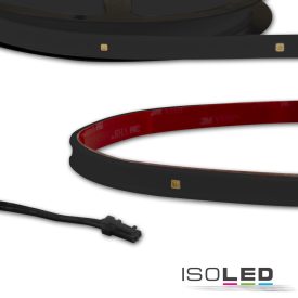   LED UV-C MiniAMP flex. szalag 270nm, 12V DC, 6W, IP54, 58cm, fekete, egyoldalas kábel + maleAMP