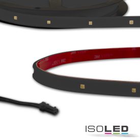   LED UV-C MiniAMP flex. szalag 270nm, 12V DC, 12W, IP54, 116cm, fekete, egyoldalas kábel + malePlug