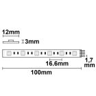 LED SIL RGB+WW+KW flexibilis szalag, 24V, 19W, IP20, 5in1 chip, 60 LED/m