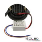 LED süllyesztett lámpa Slim68 fekete, kerek, 9W, meleg fehér, dimmelheto