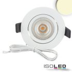 LED süllyesztett lámpa Slim68 MiniAMP fehér, kerek, 8W, 24V DC, meleg fehér, dimmelheto