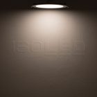 LED mélysugárzó, 18 W, ultra lapos, kerek, ezüst, semleges fehér