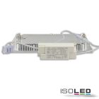 LED mélysugárzó, 15 W, ultra lapos, szögletes, ezüst, meleg fehér, dimmelheto