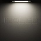 LED mélysugárzó, 15 W, ultra lapos, szögletes, ezüst, semleges fehér, dimmelheto