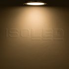 LED mélysugárzó, 12W, kerek, ultra lapos, ezüst, meleg fehér, dimmelheto