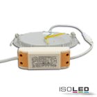 LED mélysugárzó, 12W, kerek, ultra lapos, ezüst, semleges fehér, dimmelheto