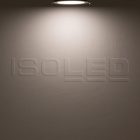 LED mélysugárzó, 12W, kerek, ultra lapos, ezüst, semleges fehér, dimmelheto