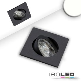   LED süllyesztett lámpa Slim68 fekete, szögletes, 9W, semleges fehér, dimmelheto