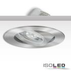 LED süllyesztett lámpa Sunset Slim68 Alu, kerek, 9W, 1800-2800K, dim-to-warm