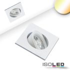LED süllyesztett lámpa Sunset Slim68 fehér, szögletes, 9W, 1800-2800K, dim-to-warm