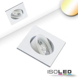   LED süllyesztett lámpa Sunset Slim68 fehér, szögletes, 9W, 1800-2800K, dim-to-warm
