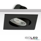 LED süllyesztett lámpa Sunset Slim68 fekete, szögletes, 9W, 1800-2800K, dim-to-warm