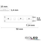 LED CRI Food flexibilis szalag Bread, 24V, 14.4W, IP54 Nano bevonat, 130 LED/m