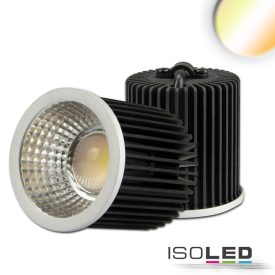   LED szpot fehér dinamikus GU10 8W, 24V DC, ezüst, 60°, 2700-5700K, CRI80