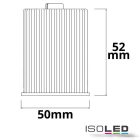LED szpot fehér dinamikus GU10 8W, 24V DC, ezüst, 60°, 2700-5700K, CRI80