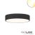 LED mennyezeti lámpa, D= 60cm, fekete, 52W, ColorSwitch 3000|3500|4000K, dimmelheto
